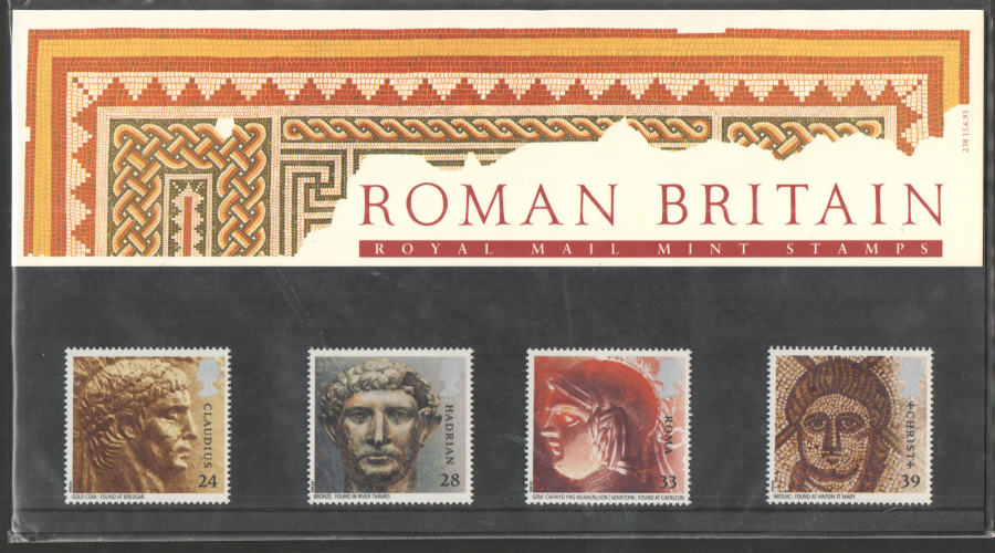 (image for) 1993 Roman Britain Royal Mail Presentation Pack 238